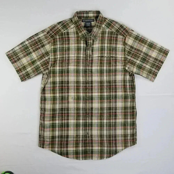 Exofficio Back Neck Logo Tag Button Down Large - Picture 2 of 9